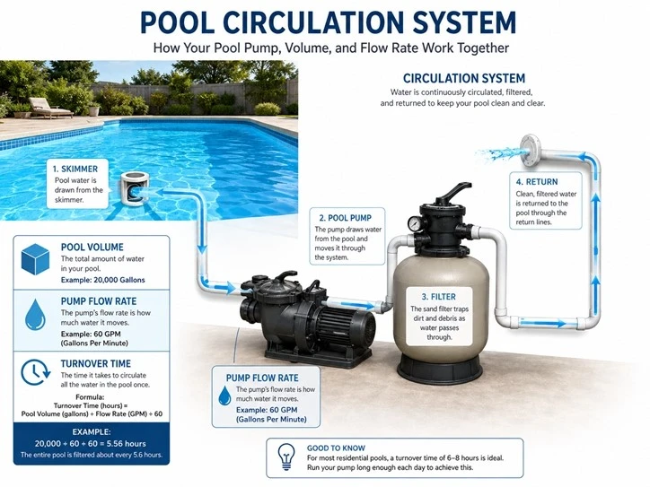 Pool pump flow relationship Pool pump flow relationship